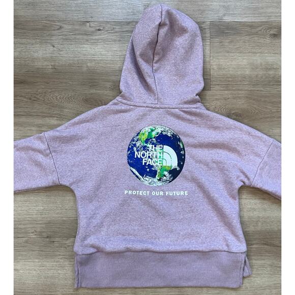 The North Face Youth Girls Size S Protect Our Future Limited Edition Pink Hoodie - Picture 4 of 9